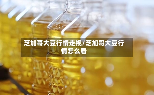 芝加哥大豆行情走视/芝加哥大豆行情怎么看